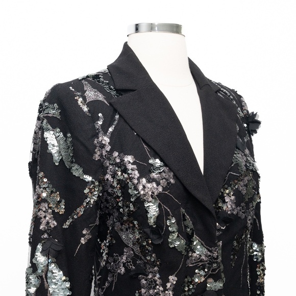 Dress The Population. Berkley Sequin Blazer Dress. - Picture 13 of 16